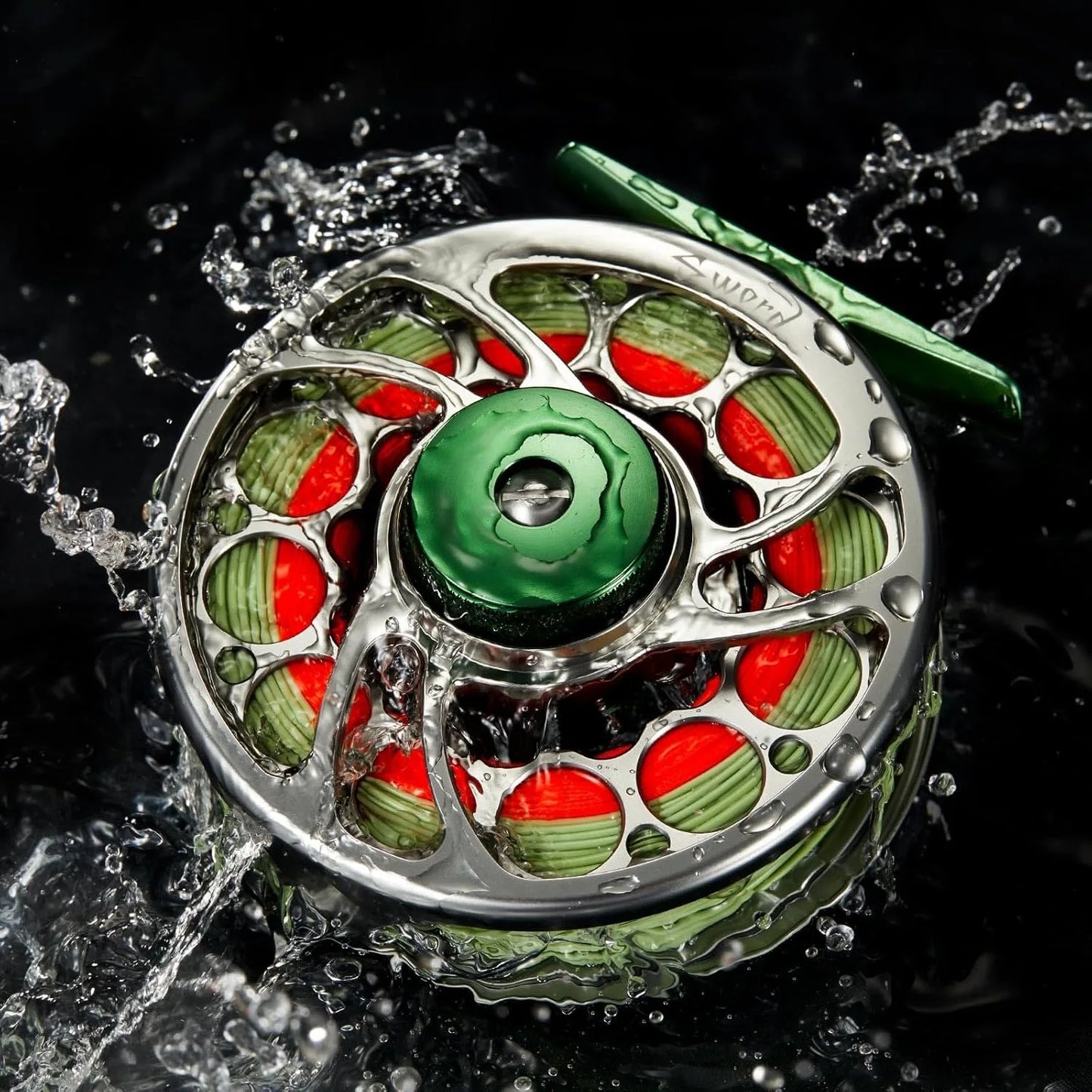 Fishing Reel, CNC-Machined Aluminum Alloy Fly Reel, 3/4, 5/6, 7/8, Weight, Black Gunmetal Space Gray