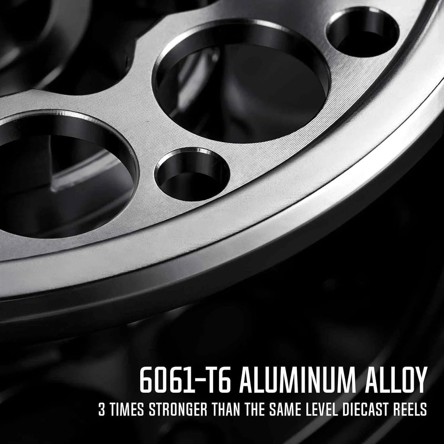 Fishing Reel, CNC-Machined Aluminum Alloy Fly Reel, 3/4, 5/6, 7/8, Weight, Black Gunmetal Space Gray
